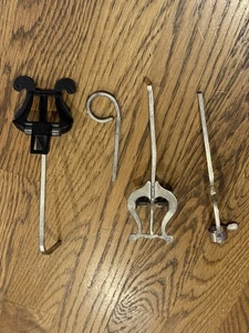 Porta spartiti clip metallo vintage per strumenti banda da marcia e articoli vari - Foto 1 di 24