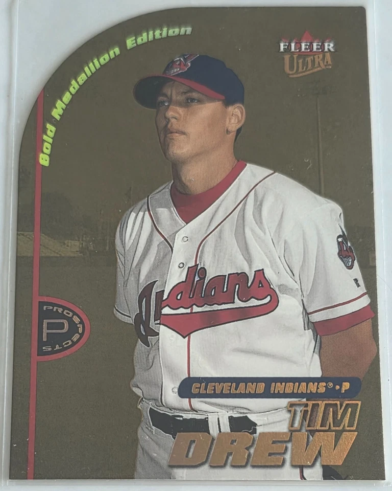 TIM DREW 2001 Fleer Ultra Gold Medallion Edition Prospects Die-Cut #252G - Image 1 of 2