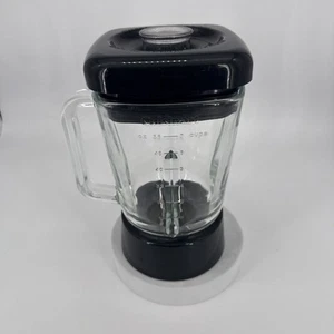 Cuisinart PowerBlend Duet brocca in vetro 7 tazze 56 oz barattolo frullatore BFP-10CH - Foto 1 di 8