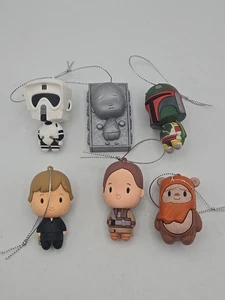 Hallmark Star Wars Mystery Ornaments 2023 Set con Han Solo Carbonite y Boba Fett - Imagen 1 de 7