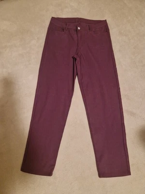 Damenjeans Gr. 42, Marke " Jet Line ", Farbe, Bordeaux,  GEPFLEGT ! - Bild 1 von 3