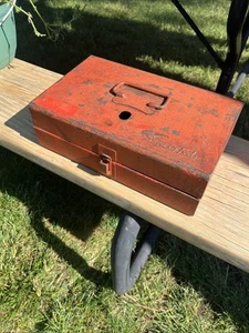Snap On Tools Storage Case Metal Box Slide Out Tray KRA65B 1968 Socket Wrench - Picture 1 of 24