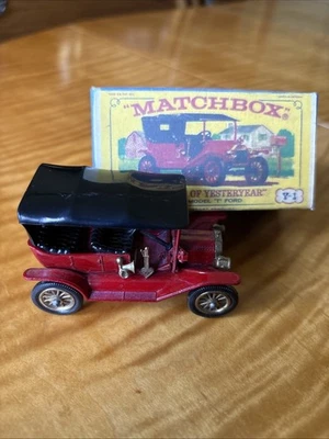 MATCHBOX Y-1 MODELS OF YESTERYEAR 1911 MODEL T FORD MINT CONDITION - Image 1 of 4
