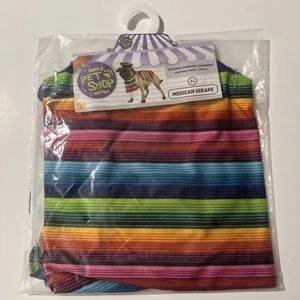 Disfraz Poncho Serape Mexicano Mascotas Extra Grande Nuevo Precintado - Imagen 1 de 8