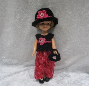 Hecho a medida PENNY BRITE #21 Conjunto de Top, Sombrero, Pantalones y Monedero, Ropa para Muñeca Hecha a Mano - Imagen 1 de 3
