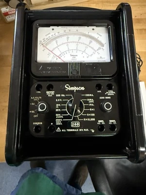 SIMPSON 260-8RT Series Analog Electric Multimeter,20+ Measurement Range - Image 1 of 4
