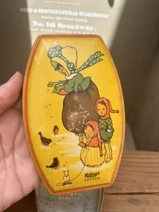 Antique 1930 Toffee Tin Box- Riley's England - Collectible - Picture 1 of 11