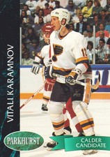 1992-93 Parkhurst Hockey #387 Vitali Karamnov RC