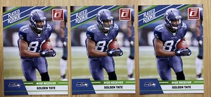 2010 Donruss Golden Tate Rated Rookie #42 Seattle Seahawks (Lot of 3) - Picture 1 of 1