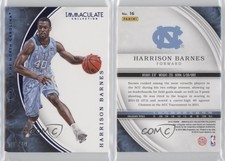 2016-17 Panini Immaculate Collegiate Blue /10 Harrison Barnes #16