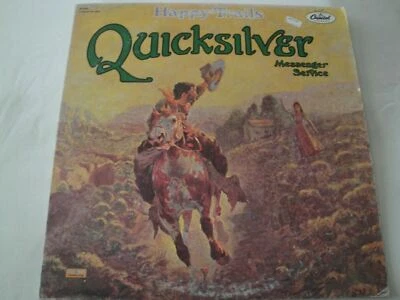 Happy Trails QUICKSILVER MESSENGER SERVICE VINYL LP ALBUM 1980 CAPITOL  - Image 1 of 2