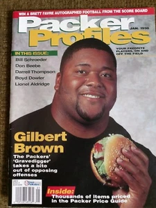 Packer Profile Jan 1998 GILBERT BROWN - Bild 1 von 3