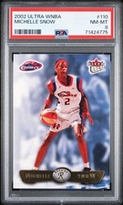 2002 Ultra WNBA Michelle Snow Rookie SP PSA 8 Tennessee Lady Vols Houston Comets