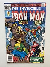Iron Man #114 Marvel (1978) Key 1st Appearance of Arsenal Comic Gemini Shipped