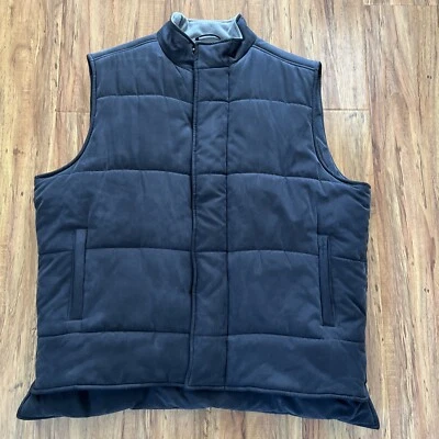 Bobby Jones Collection Water Resistant Silk Black Golf Vest Men's Size XL - Image 1 of 4