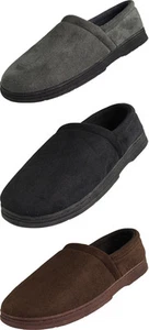 Men's Memory Foam Thinsulate Water Repellant Indoor Outdoor Slip On Slippers - Picture 1 of 4