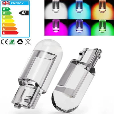 T10 501 LED Car Side Light White Bulbs Xenon Super Bright W5W Sidelight W5W - Image 1 of 4