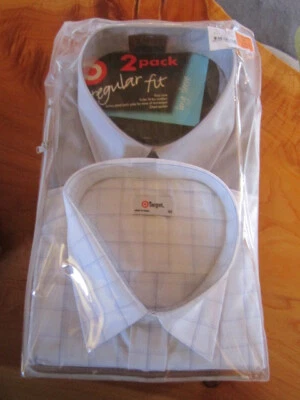 CAMISAS DE NEGOCIOS NUEVAS PARA HOMBRE PAQUETE DOBLE TALLA 46 *** GENIAL *** NUEVAS EN PAQUETE Foto 1 de 3