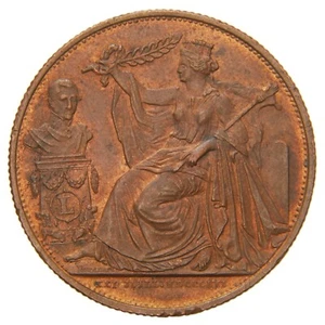 BELGIEN - 1856 5 Centimes - 25. Jahrestag der Einweihung Leopolds I. - Bild 1 von 2