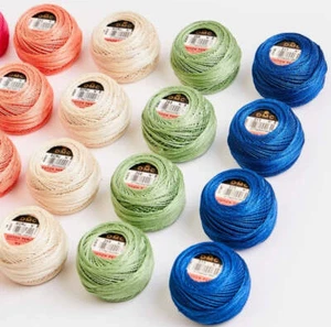 DMC "Pearl Cotton" Size 8 Embroidery Thread Ball - Choose Your Colour - Picture 1 of 2
