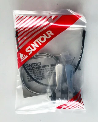 Palancas de cambio de 6 velocidades NOS Suntour SL-4050-BS/Borde Foto 1 de 4