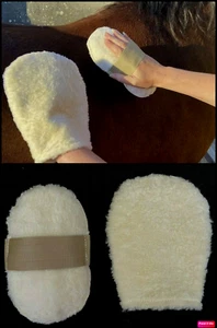 Real Leather or Sheepskin Massage / Strapping Pad, Horse muscle toner Coat shine - Picture 1 of 10