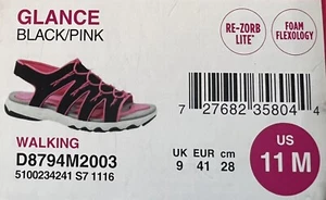 NEW Ryka Glance Women’s Outdoor Walking Hiking Water Athletic Sandal Sz 11M Pink - Picture 1 of 5
