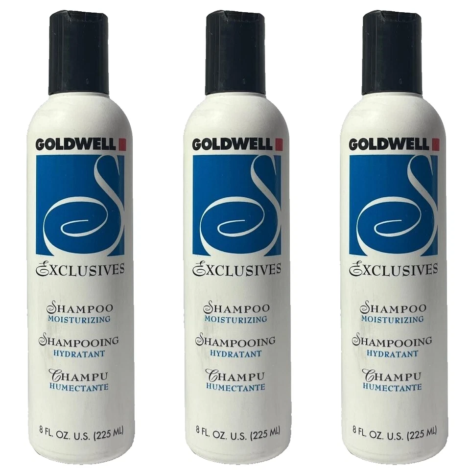 3 champú hidratante Goldwell Exclusives 8 oz ea (431) Foto 1 de 1