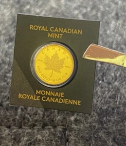 Maplegram 1 g of 999.9% Fine Gold Royal Canadian Mint 1 Gram Bullion Maple 2025 - Picture 1 of 6