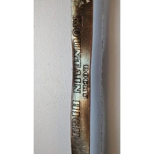 Vintage Brown Belt Embossed with Rocky Mountain High by Spaero - Picture 1 of 6