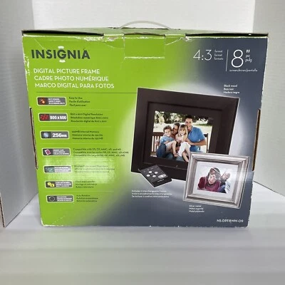 INSIGNIA DIGITAL PICTURE PHOTO FRAME 8” 4:3 Format NIB. - Image 1 of 4