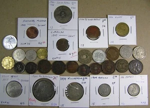 World Lot of 30 Different Coins 1857 to 1959, Combined Shipping - Bild 1 von 12