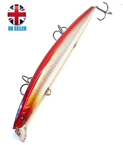 Big Pike Minnow Fishing Lure Hard Artificial Bait 3D Eyes 18 cm 27 G Huge Vobler - Picture 1 of 6