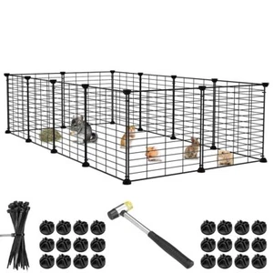 Recinto Animali Piccola Taglia Personalizzabile per Criceti Conigli 12pz 35x35cm - Foto 1 di 11