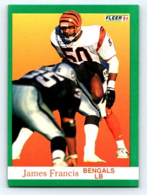 1991 Fleer #20 James Francis - Image 1 of 2