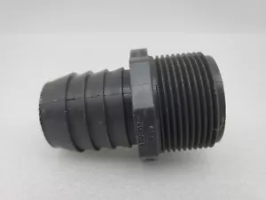 Spears Gray Straight Insert Adapter 1-1/4" Thread to Barb 1"ID (1-1/2"OD) TT302 - Picture 1 of 9