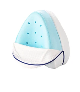 Memory Foam Leg Pillow Orthopaedic Firm Back Hips Knee Support Cushion White UK - Picture 1 of 20