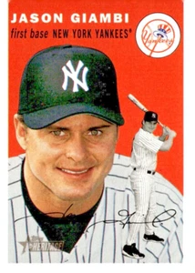 2003 Topps Heritage #400 Jason Giambi SP Baseball Card New York Yankees Nr Mint - Picture 1 of 2
