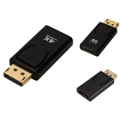 DisplayPort to HDMI Adapter Converter Display Port DP 4K HD For PC TV Projector - Image 1 of 4