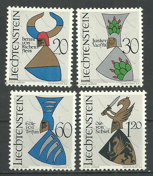 LIECHTENSTEIN 1966 year mint stamps MNH(**) Michel# 465-468 - Image 1 of 1