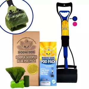 Complete Poo Pack | 24" Pooper Scooper, Poop Bags, and Pet Dog Waste Bag Hold... - Picture 1 of 7