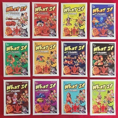 2021 "WHAT IF" PEGATINAS LOCAS JUEGOS COMPLETOS TROQUELADOS Y SERIE 1 A TRAVÉS DE LA SERIE 11 Foto 1 de 2