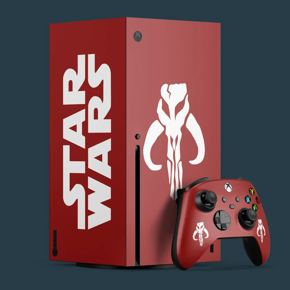 Xbox Series X Vinyl Skin & 2x Controller Vinyl Skins, Star Wars Themed. - Image 1 of 1