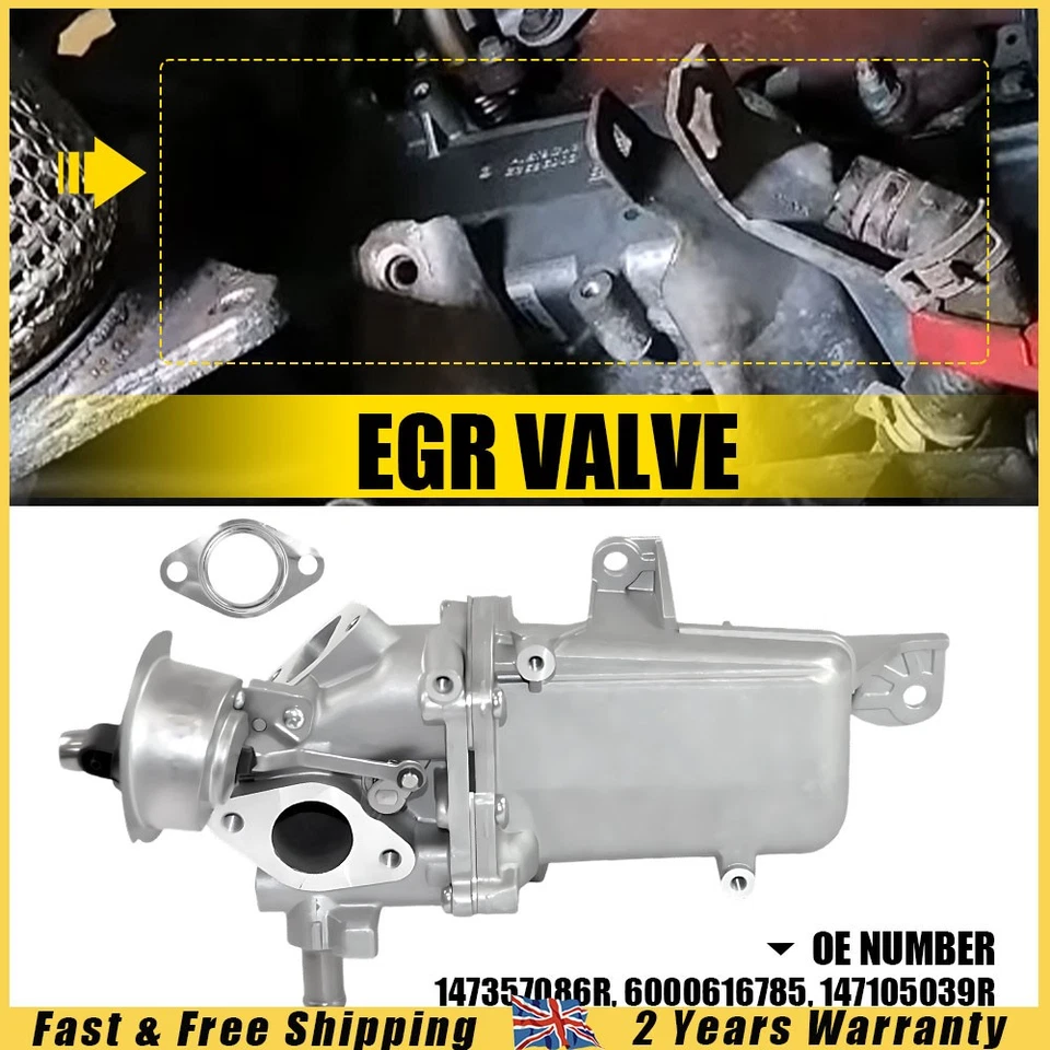 EGR Cooler Gas Valve Recirculation For Vauxhall Vivaro 1.6 CDTI R9M450 95522107 - Image 1 of 4