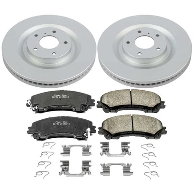 For INFINITI QX50 21-25 PowerStop Z17 Evolution Geomet Plain Front Brake Kit Foto 1 de 4