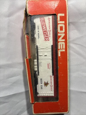 VINTAGE LIONEL 6-9850 BUDWEISER REEFER CAR, 1972U/73-77, NEW - Image 1 of 3