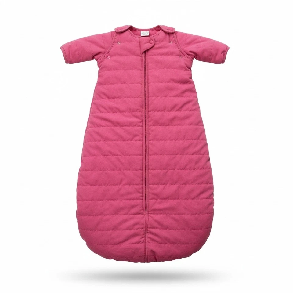 Saco de dormir nido para dormir bebé deedee rosa talla M 6-18 meses 16-26 libras invierno Foto 1 de 4