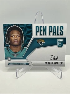 2025 Donruss Elite - Pen Pals -Travis Hunter - On Card Auto Black RC Jaguars 🔥 - Picture 1 of 8