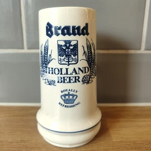 Vintage Brand HOLLAND BEER Royally Refreshing Ceramic Stein Holland Home Bar - Picture 1 of 5