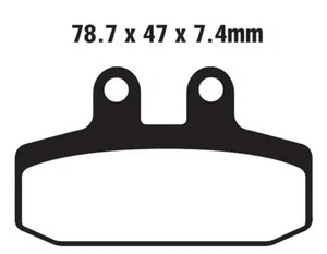 EBC Bremsbeläge, Bremsklötze Typ FA256HH Sintermetall für Motorrad - Bild 1 von 1